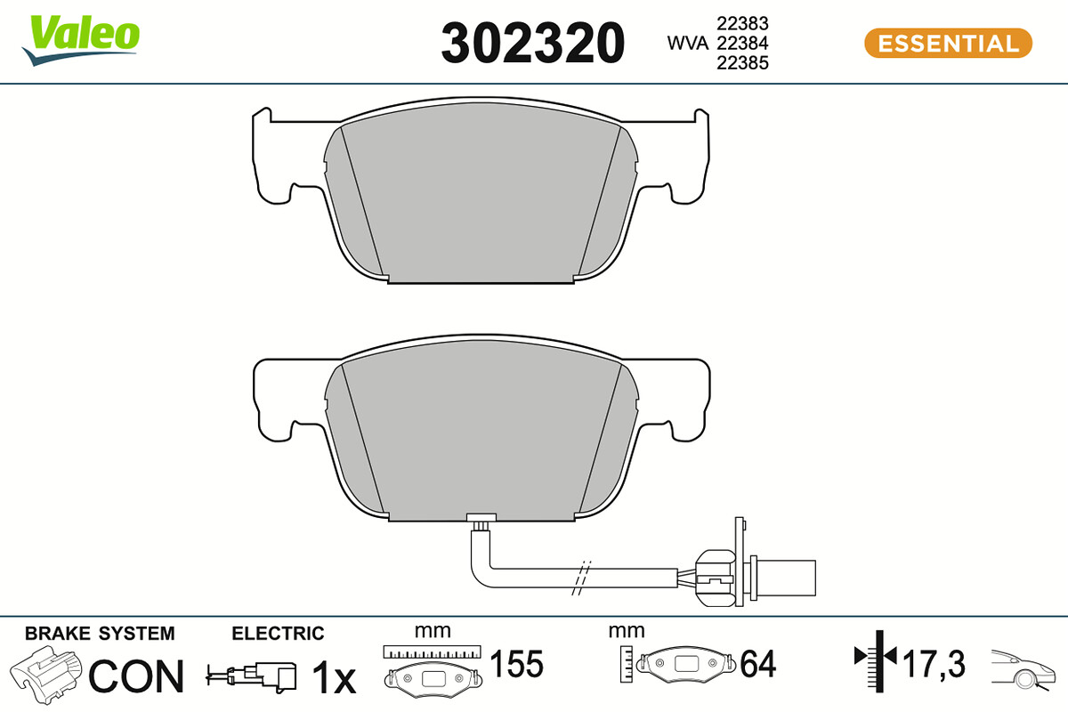 BRAKE PADS FIRST AUDI A4 05.16